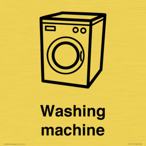 Dementia washing machine sign